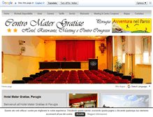 Tablet Screenshot of hotelmatergratiae.com